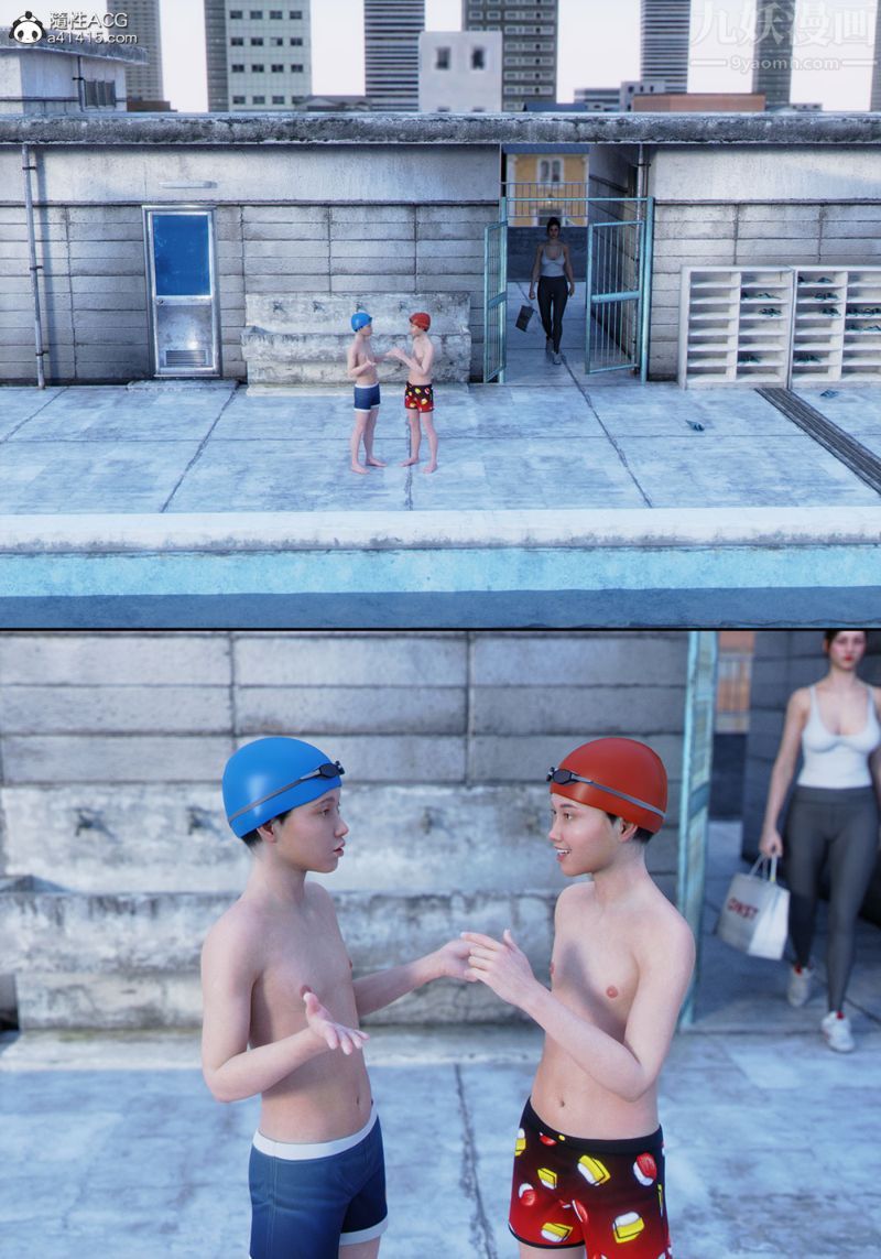 [3D]女老師+遊泳課游泳課