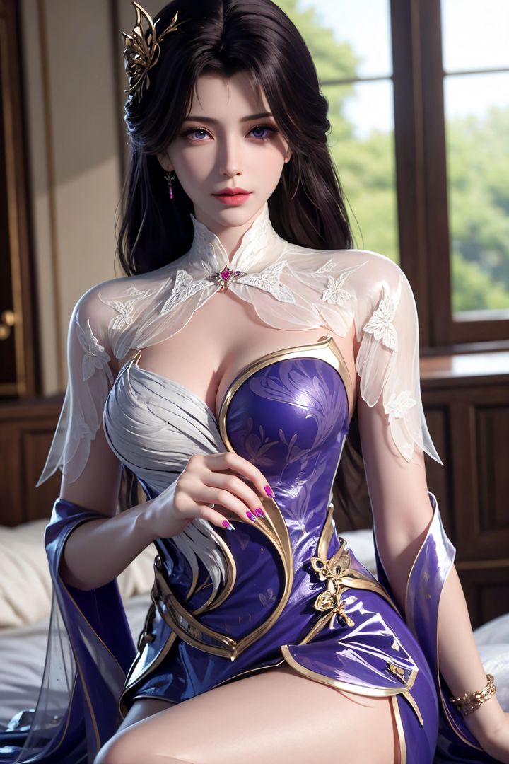 [AI绘画]国漫女主-阿七.蔷薇.高瑶.小舞.云曦.应天王后.美杜莎第06话