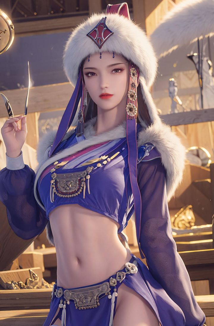 [AI绘画]国漫女主-阿七.蔷薇.高瑶.小舞.云曦.应天王后.美杜莎第06话