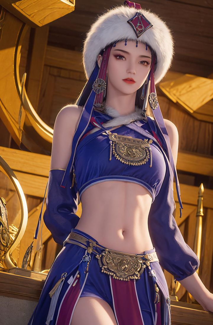 [AI绘画]国漫女主-阿七.蔷薇.高瑶.小舞.云曦.应天王后.美杜莎第06话