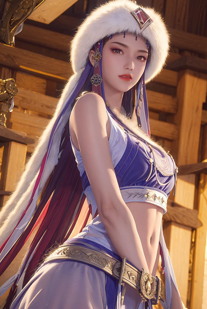 [AI绘画]国漫女主-阿七.蔷薇.高瑶.小舞.云曦.应天王后.美杜莎第06话