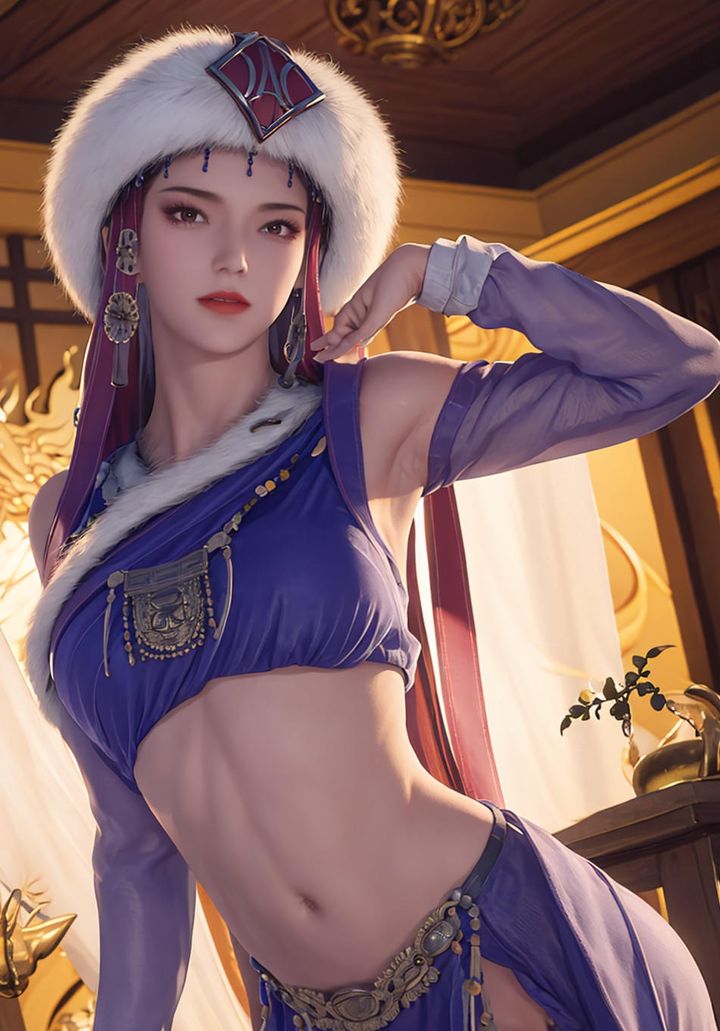 [AI繪畫]國漫女主-阿七.薔薇.高瑤.小舞.雲曦.應天王後.美杜莎第07話