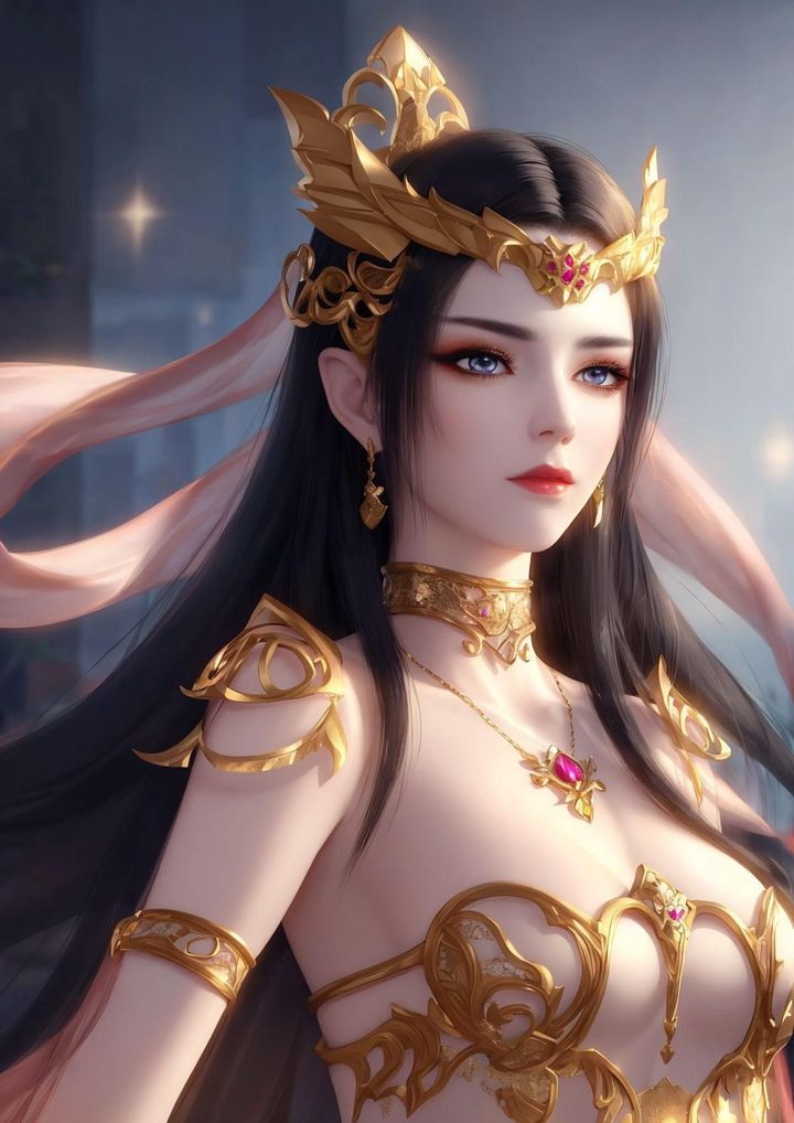 [AI绘画]国漫女主-阿七.蔷薇.高瑶.小舞.云曦.应天王后.美杜莎第08话