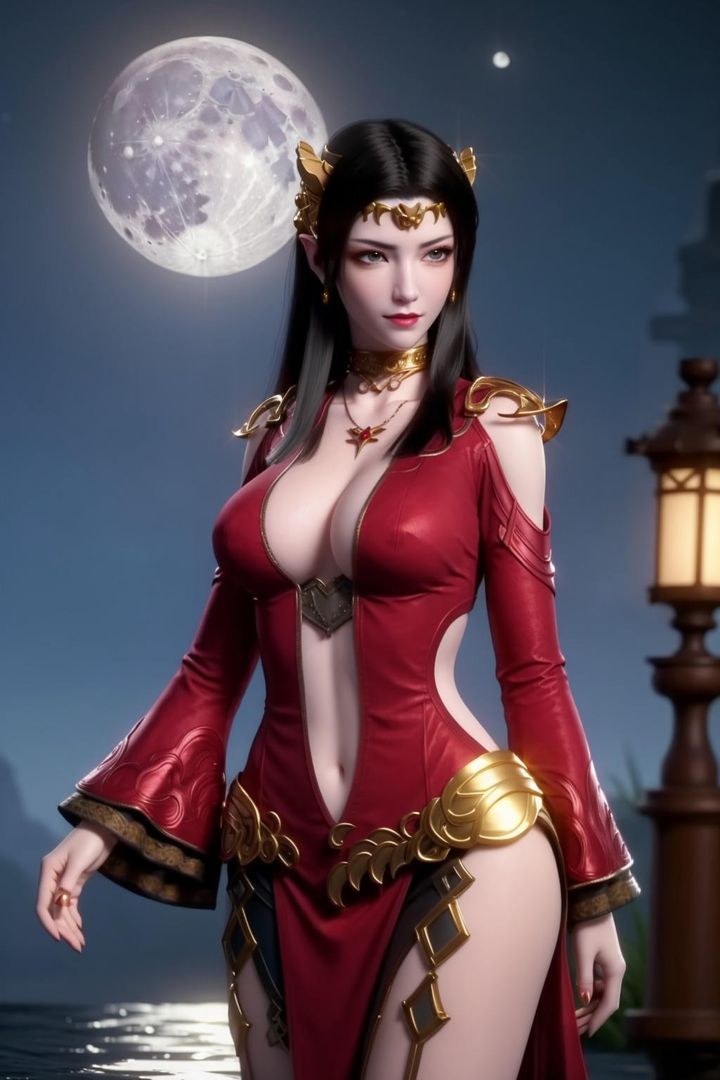 [AI绘画]国漫女主-阿七.蔷薇.高瑶.小舞.云曦.应天王后.美杜莎第09话