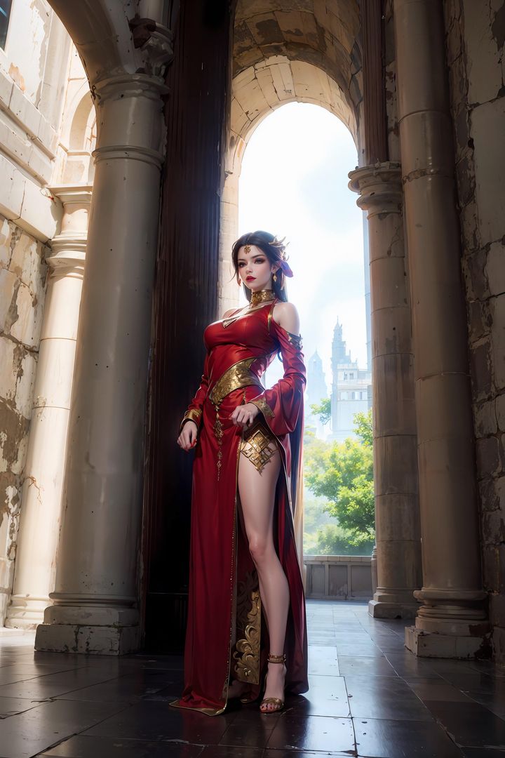 [AI绘画]国漫女主-阿七.蔷薇.高瑶.小舞.云曦.应天王后.美杜莎第10话