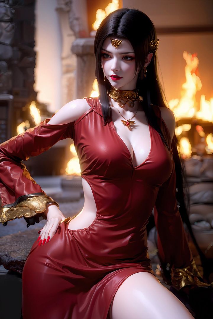 [AI繪畫]國漫女主-阿七.薔薇.高瑤.小舞.雲曦.應天王後.美杜莎第10話