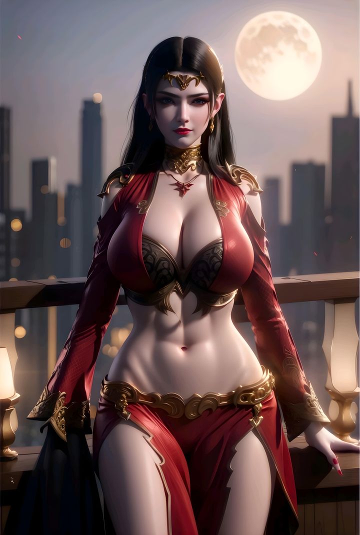 [AI绘画]国漫女主-阿七.蔷薇.高瑶.小舞.云曦.应天王后.美杜莎第13话-最终话