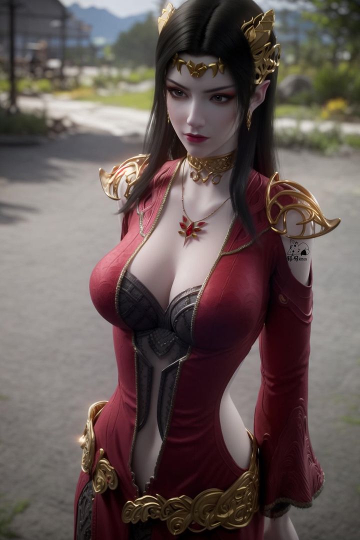 [AI绘画]国漫女主-阿七.蔷薇.高瑶.小舞.云曦.应天王后.美杜莎第13话-最终话