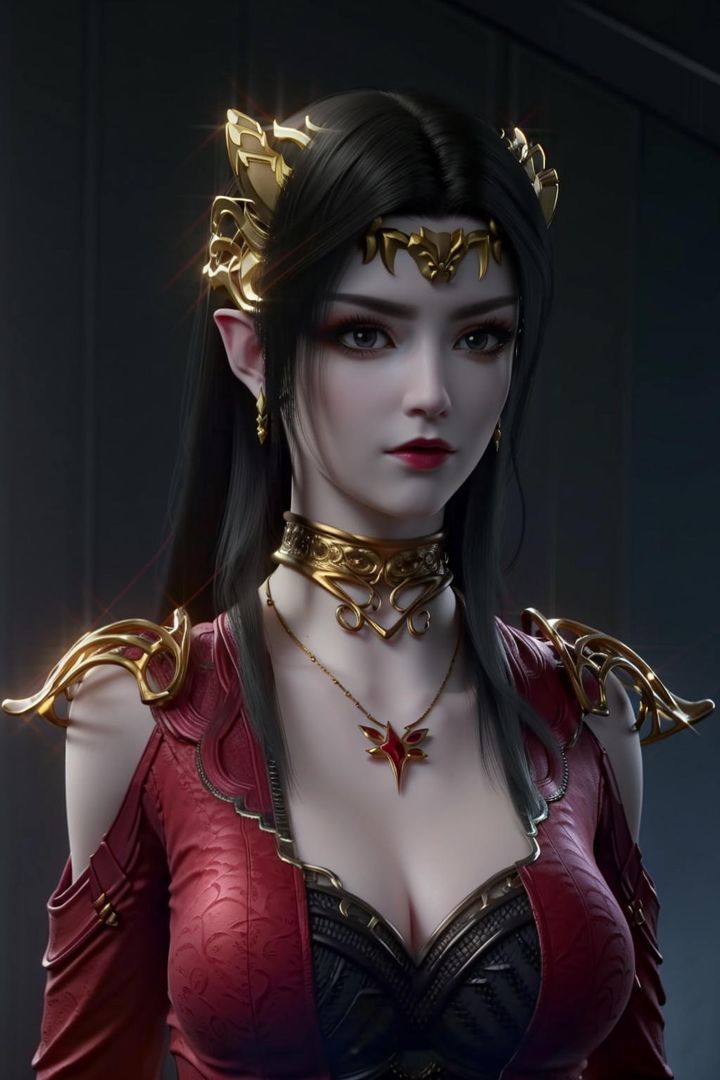 [AI绘画]国漫女主-阿七.蔷薇.高瑶.小舞.云曦.应天王后.美杜莎第13话-最终话