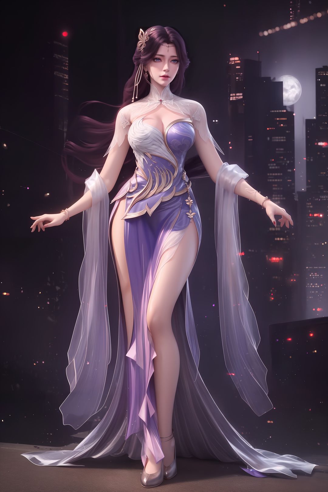 [AI绘画]国漫女主.姜立.云曦.元瑶.南宫婉.妍丽.媚儿.方清雪.李寒衣.流风霜.狠人大帝.红凰.白冰岚第03话