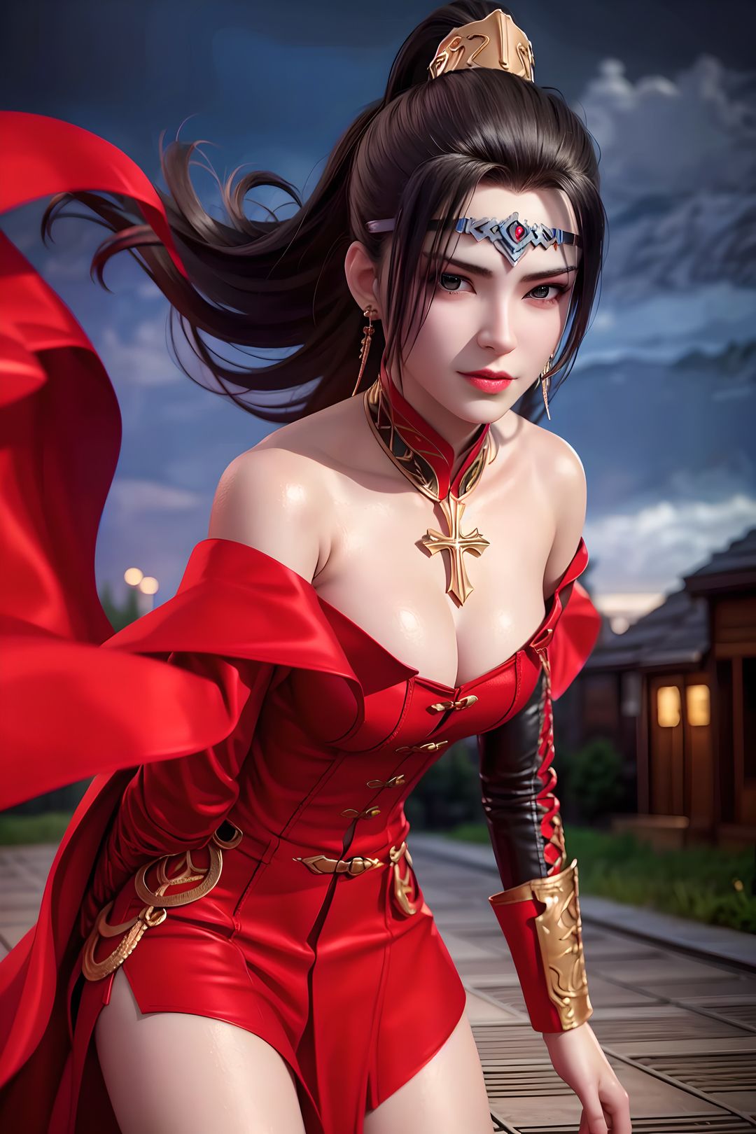 [AI繪畫]國漫女主.薑立.雲曦.元瑤.南宮婉.妍麗.媚兒.方清雪.李寒衣.流風霜.狠人大帝.紅凰.白冰嵐第08話