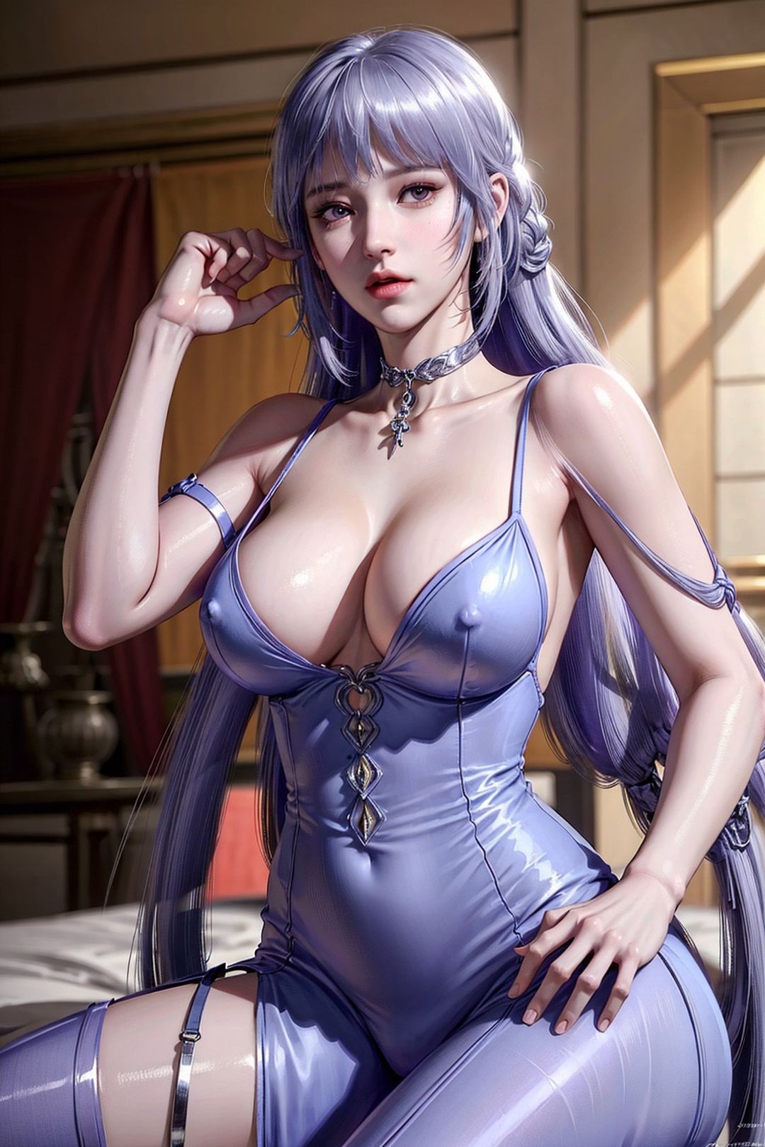 [AI绘画]国漫斗罗大陆女主-小舞.千仞雪.白沈香.胡列娜.波赛西.朱竹清.宁荣荣.阿银第09话