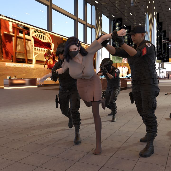 [3D]女特務被捕01-03+外傳+設定集02-女教師落網