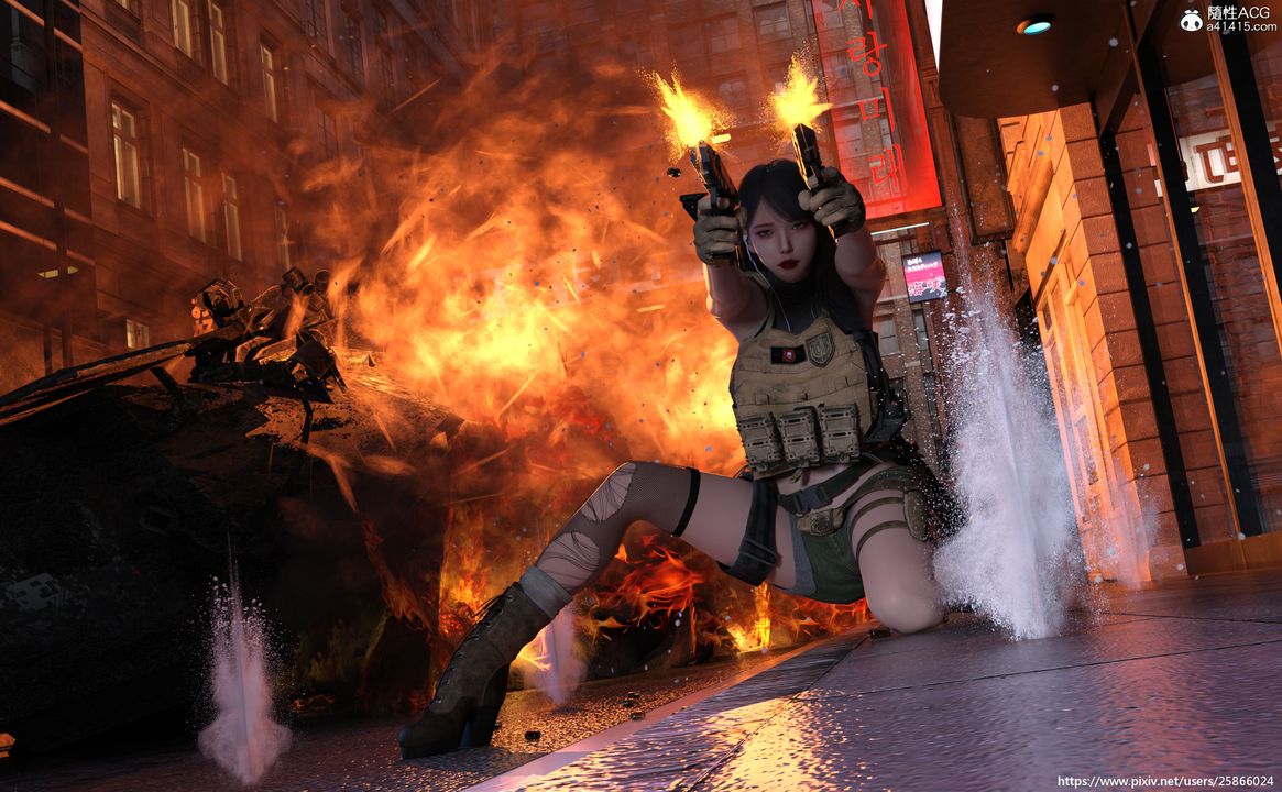 [3D]女特務被捕01-03+外傳+設定集外傳-玫瑰特勤隊-艾伊爾行動