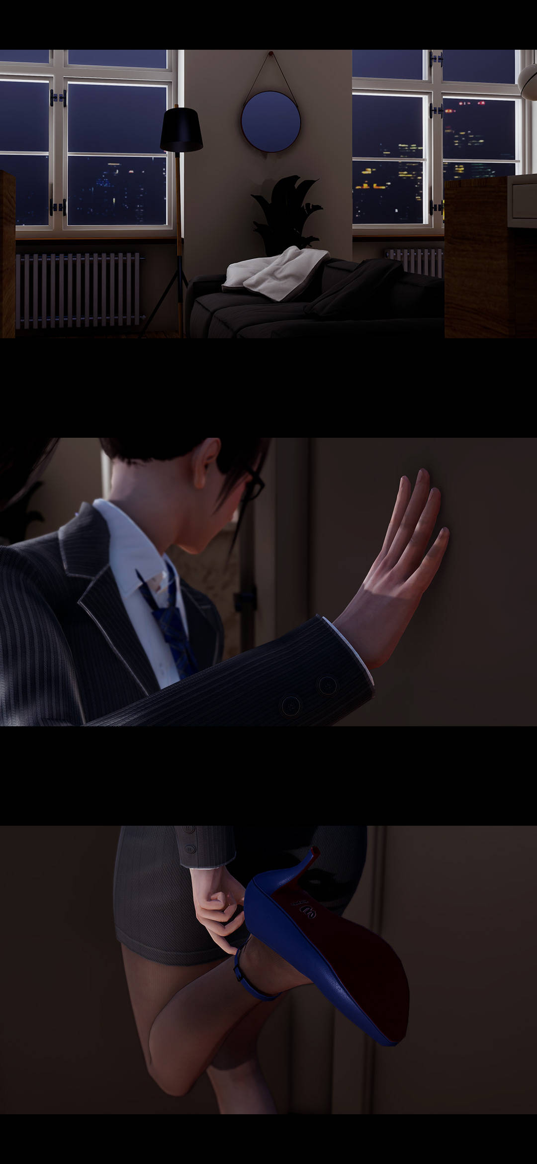 [3D]绫香的情趣第01话-从失业开始