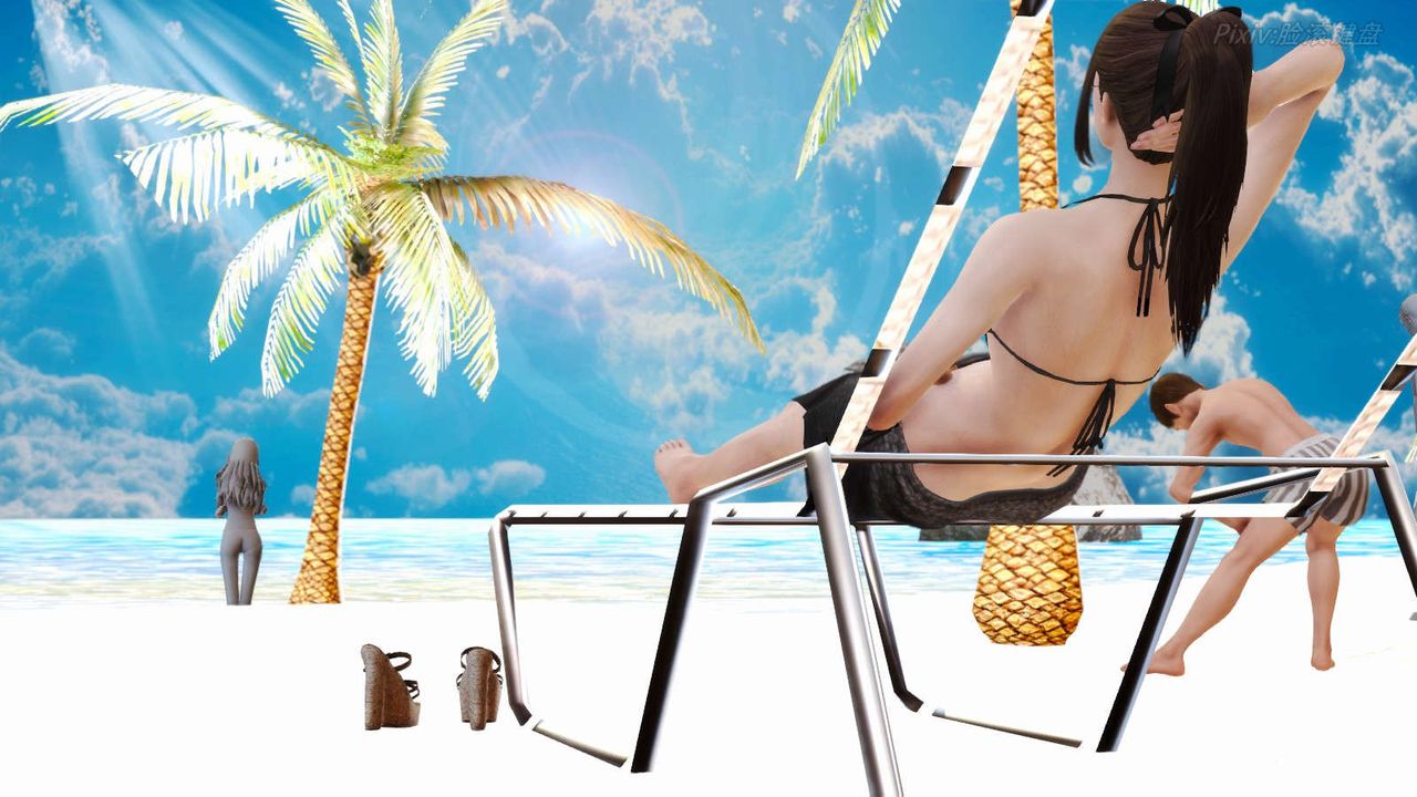 [3D]弱肉强食S1-S2番外篇X6S2-07-沙滩调教[上]