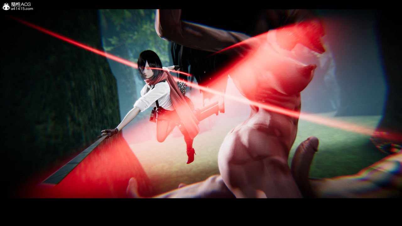 [3D]进击的巨人之败北的少女第02话