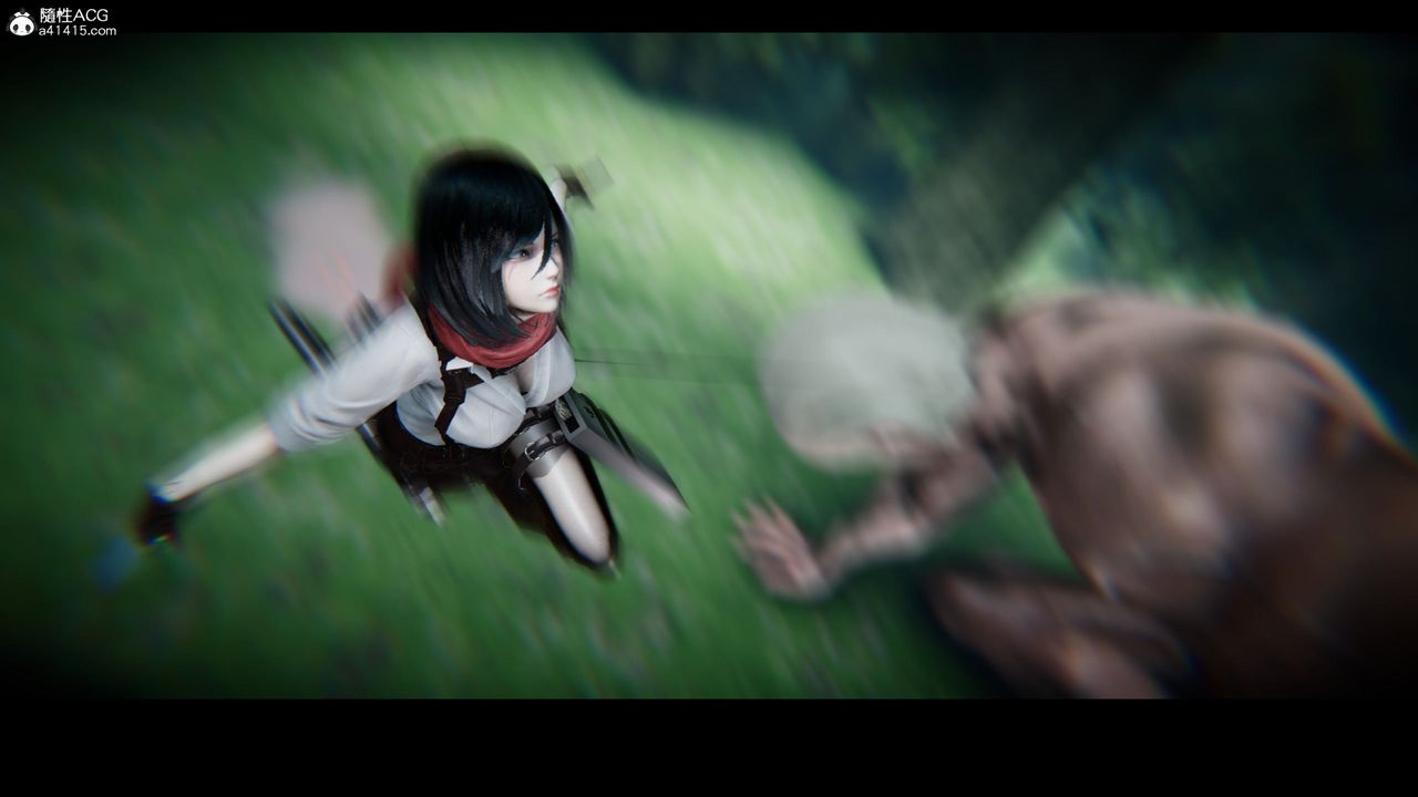 [3D]进击的巨人之败北的少女第02话