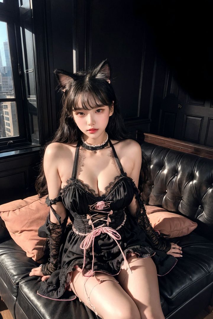 [AI绘画]BenBen_巨乳.黑丝.露出第06话