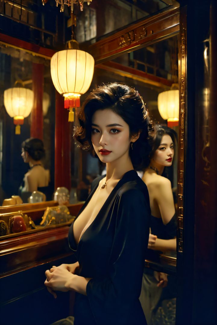 [AI绘画]极品身材_巨乳.黑丝第10话