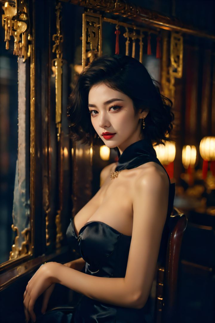 [AI绘画]极品身材_巨乳.黑丝第11话-最终话