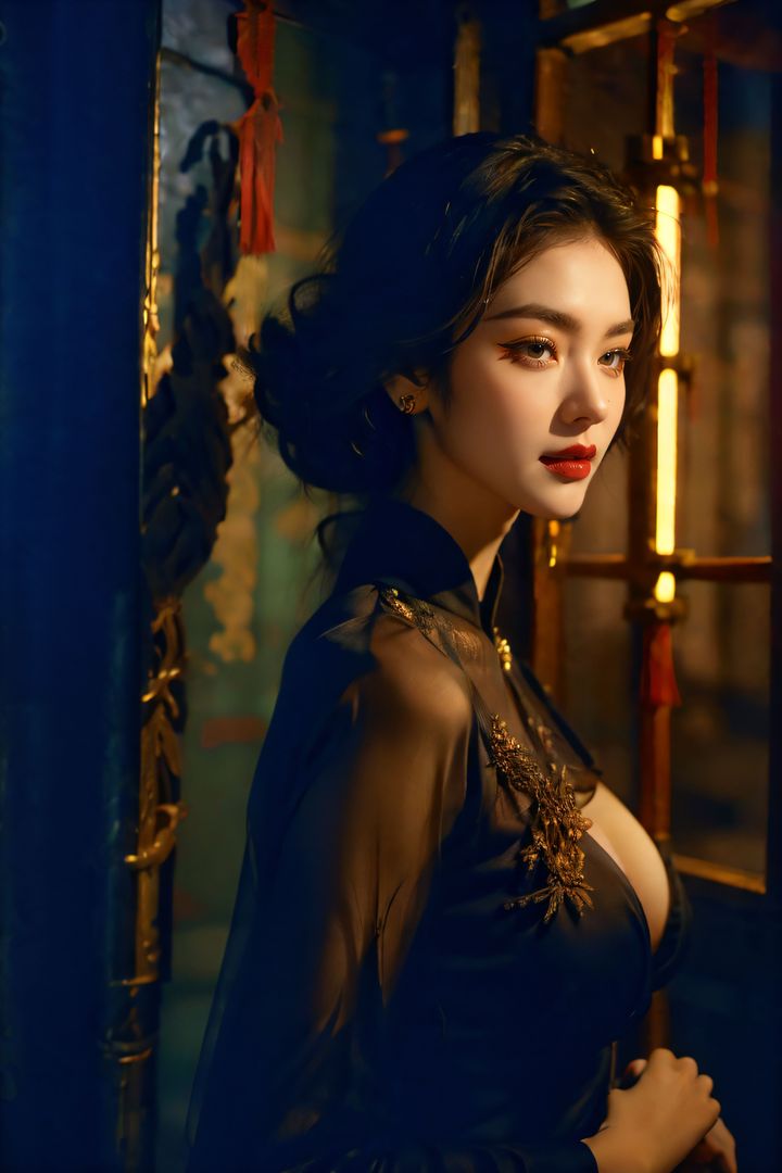 [AI绘画]极品身材_巨乳.黑丝第11话-最终话