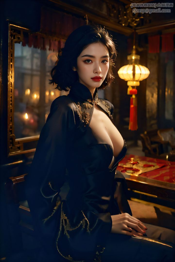 [AI绘画]极品身材_巨乳.黑丝第11话-最终话