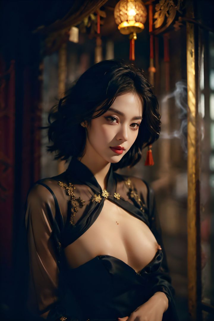 [AI绘画]极品身材_巨乳.黑丝第11话-最终话