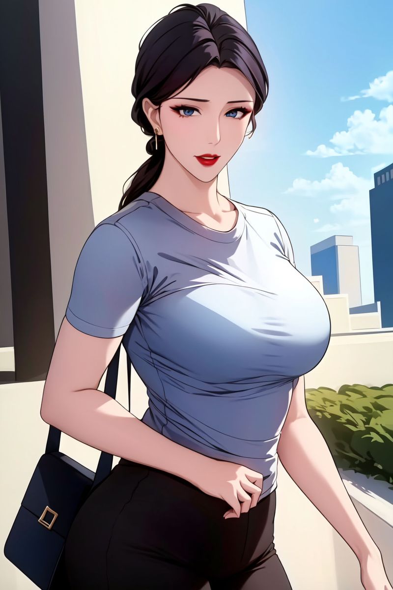 [AI绘画]美人母亲整合肉嫁高柳傢第01話