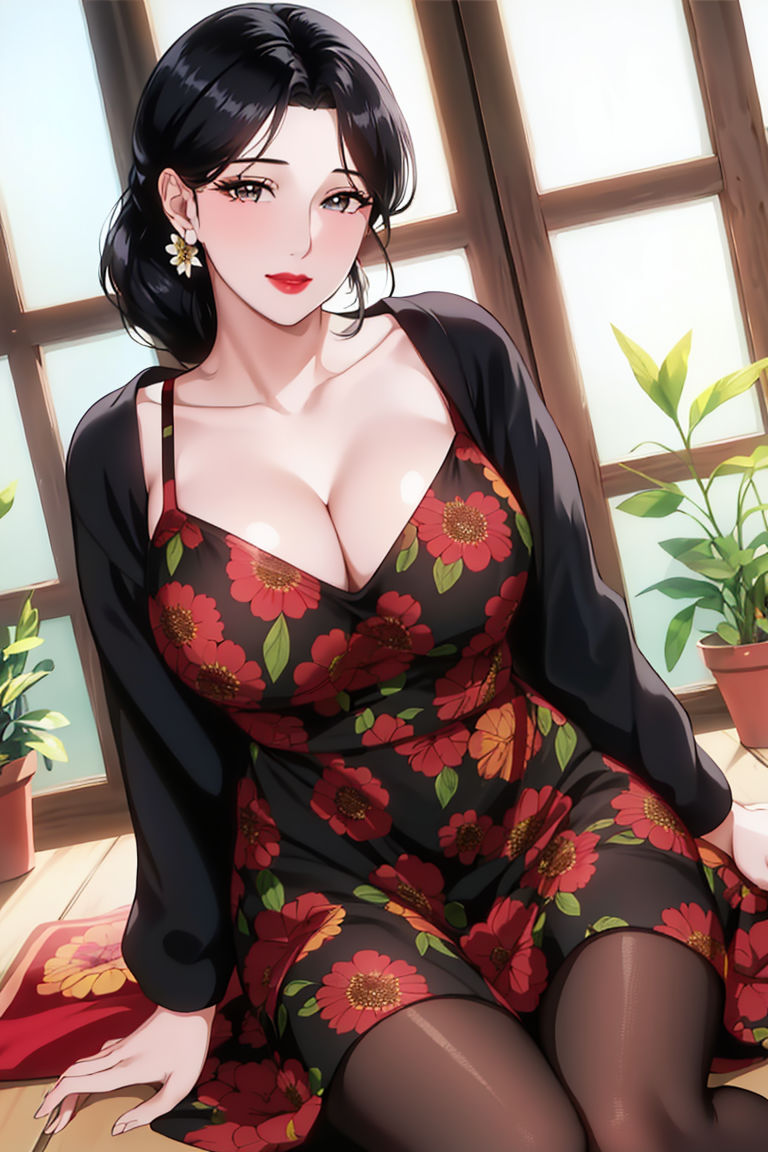 [AI绘画]美人母亲整合肉嫁高柳傢第01話