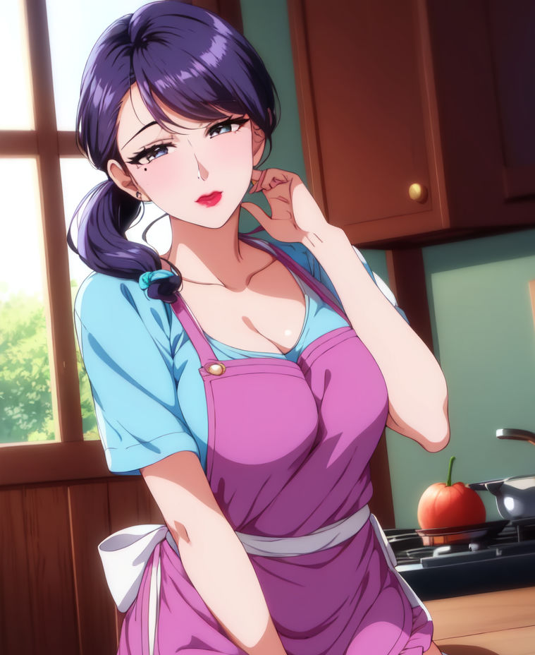 [AI绘画]美人母亲整合肉嫁高柳傢第01话