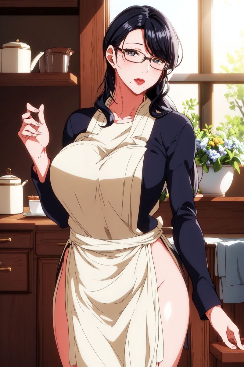 [AI绘画]美人母亲整合肉嫁高柳傢第01话