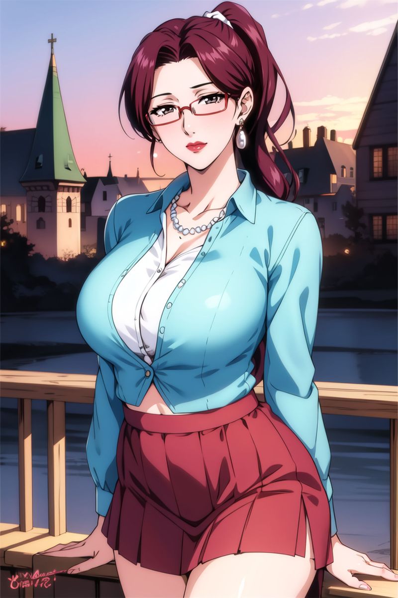 [AI绘画]美人母亲整合肉嫁高柳傢第05话