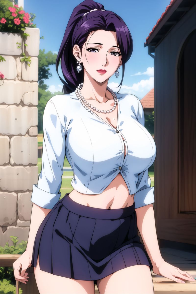 [AI绘画]美人母亲整合肉嫁高柳傢第05話