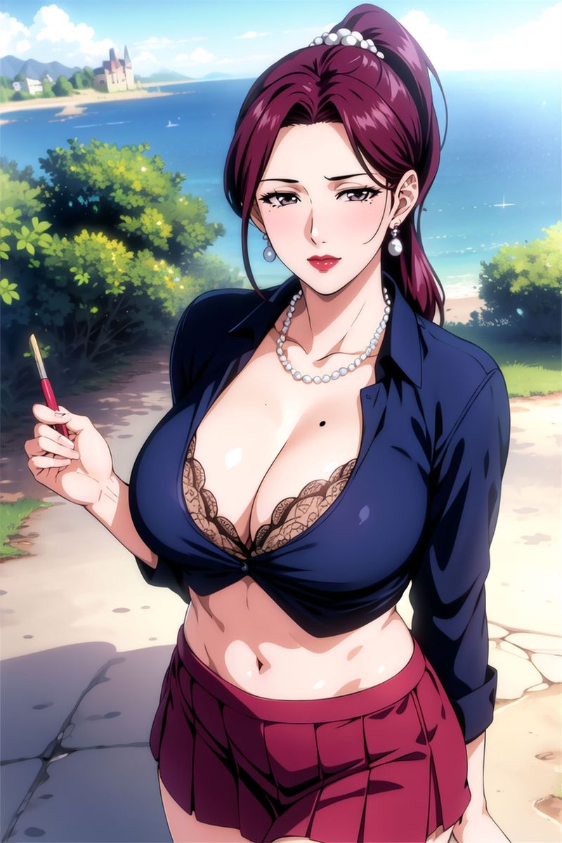 [AI绘画]美人母亲整合肉嫁高柳傢第05话