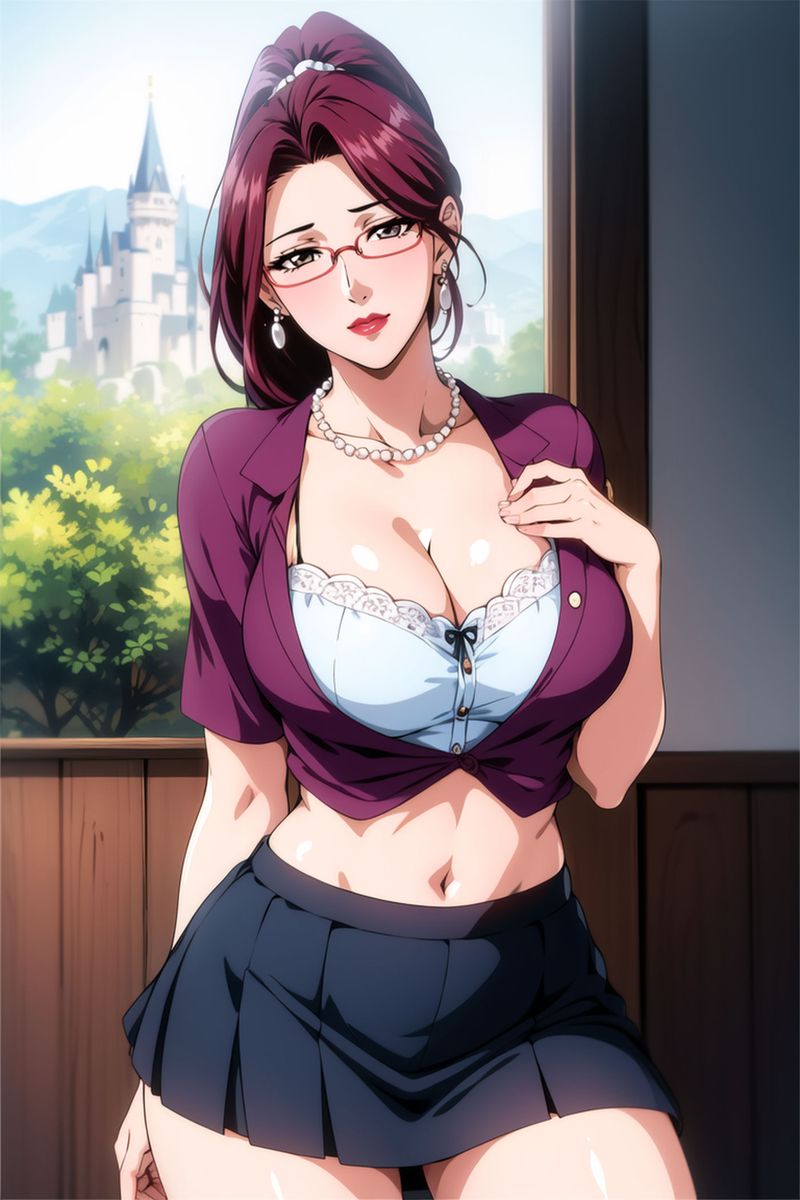 [AI绘画]美人母亲整合肉嫁高柳傢第05话