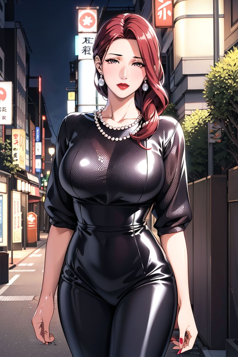 [AI绘画]美人母亲整合肉嫁高柳傢第05话