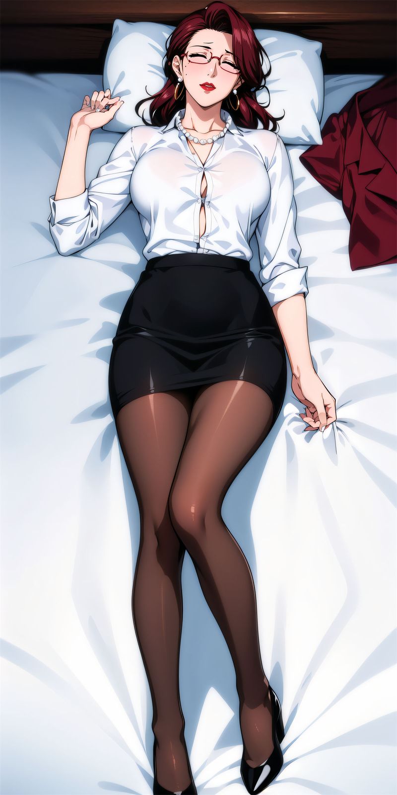 [AI绘画]美人母亲整合肉嫁高柳傢第06話