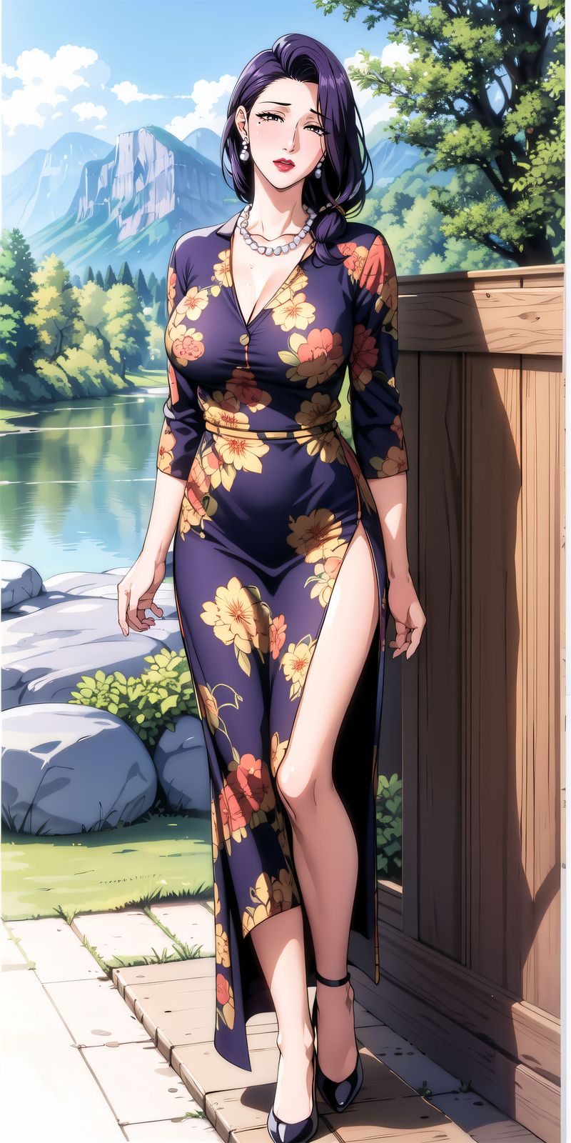 [AI绘画]美人母亲整合肉嫁高柳傢第06话