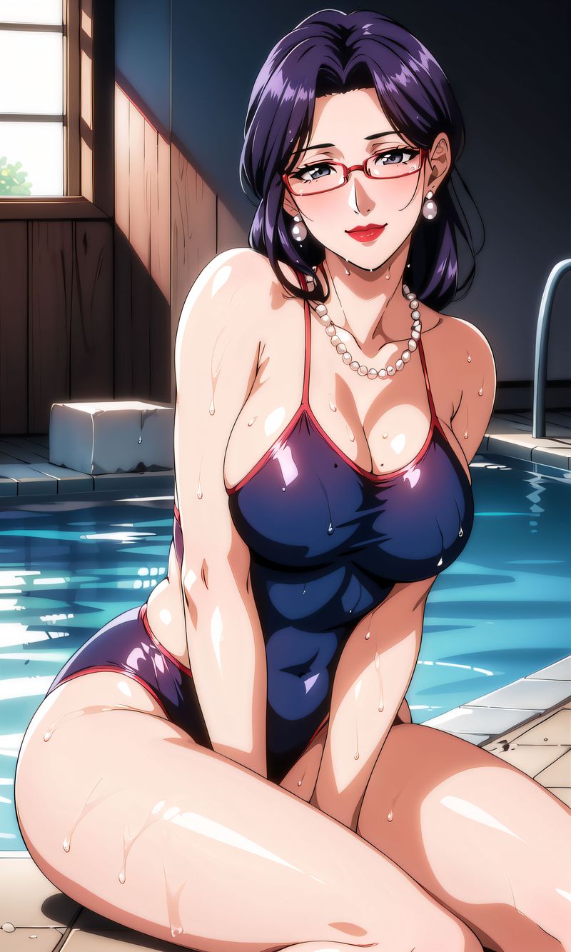 [AI绘画]美人母亲整合肉嫁高柳傢第07话