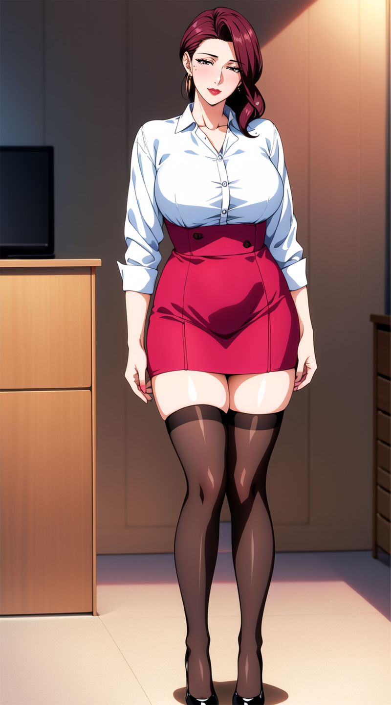 [AI绘画]美人母亲整合肉嫁高柳傢第07话