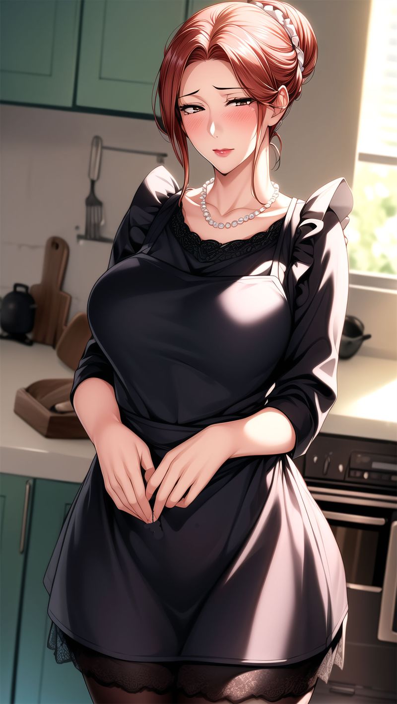 [AI绘画]美人母亲整合肉嫁高柳傢第07话