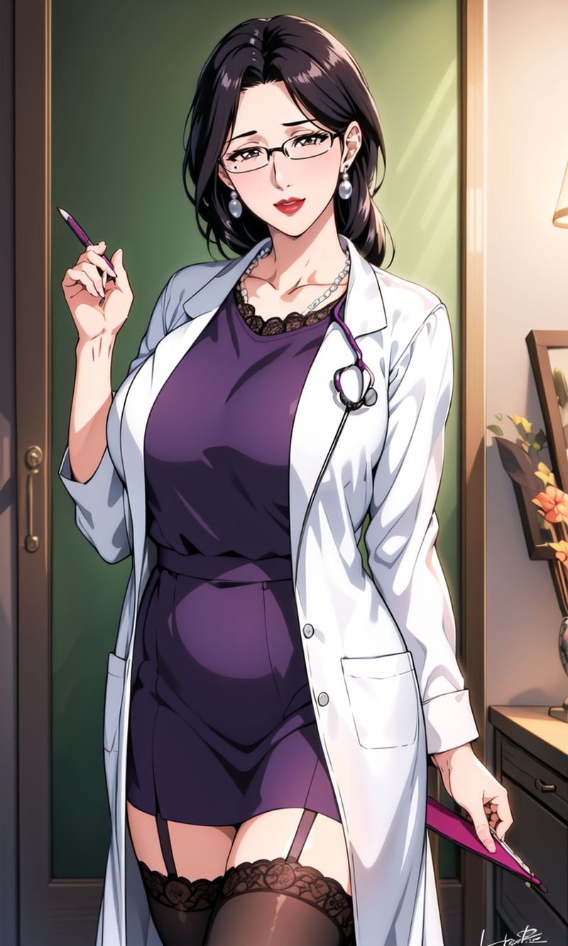 [AI绘画]美人母亲整合肉嫁高柳傢第07话