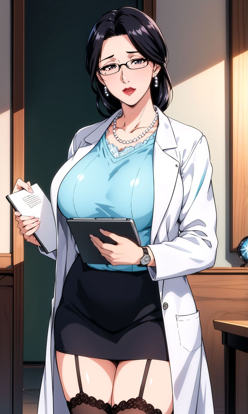 [AI绘画]美人母亲整合肉嫁高柳傢第07话