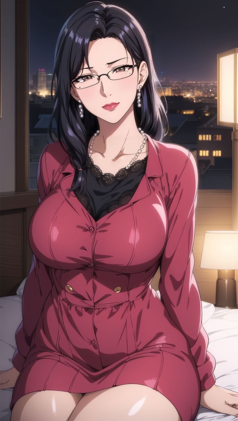 [AI绘画]美人母亲整合肉嫁高柳傢第07话