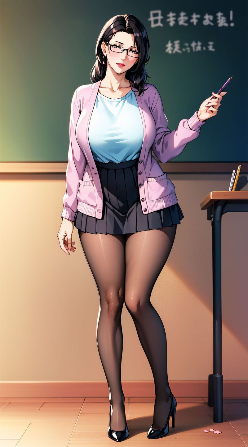 [AI绘画]美人母亲整合肉嫁高柳傢第08话