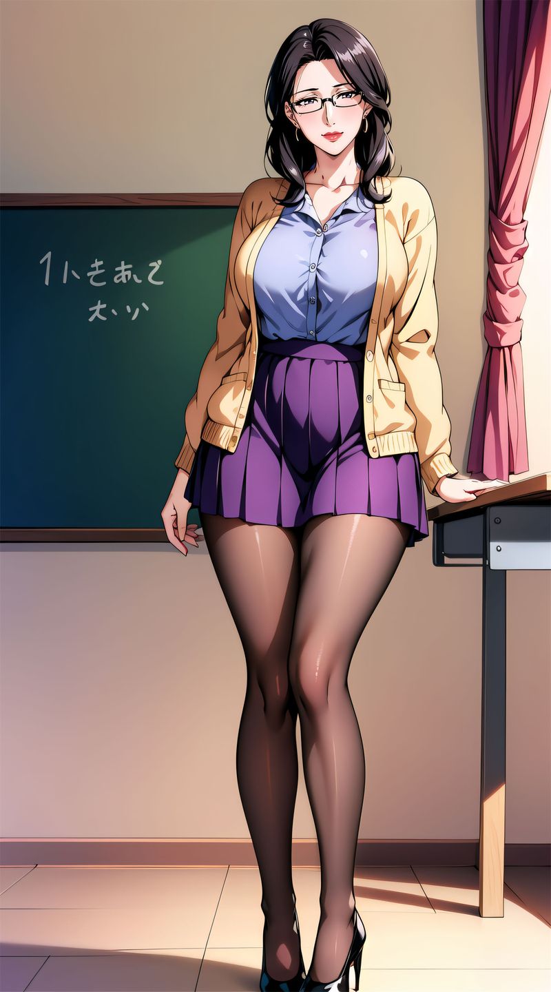 [AI绘画]美人母亲整合肉嫁高柳傢第08話